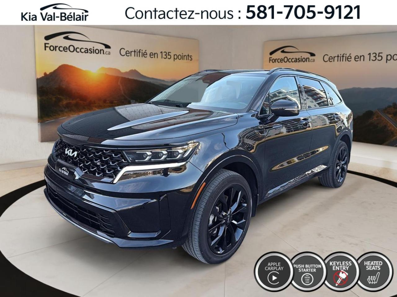 Used 2023 Kia Sorento EX *AWD *TURBO *281HP *CUIR *CARPLAY *SIEGES/VOLANT CHAUFF for sale in Québec, QC