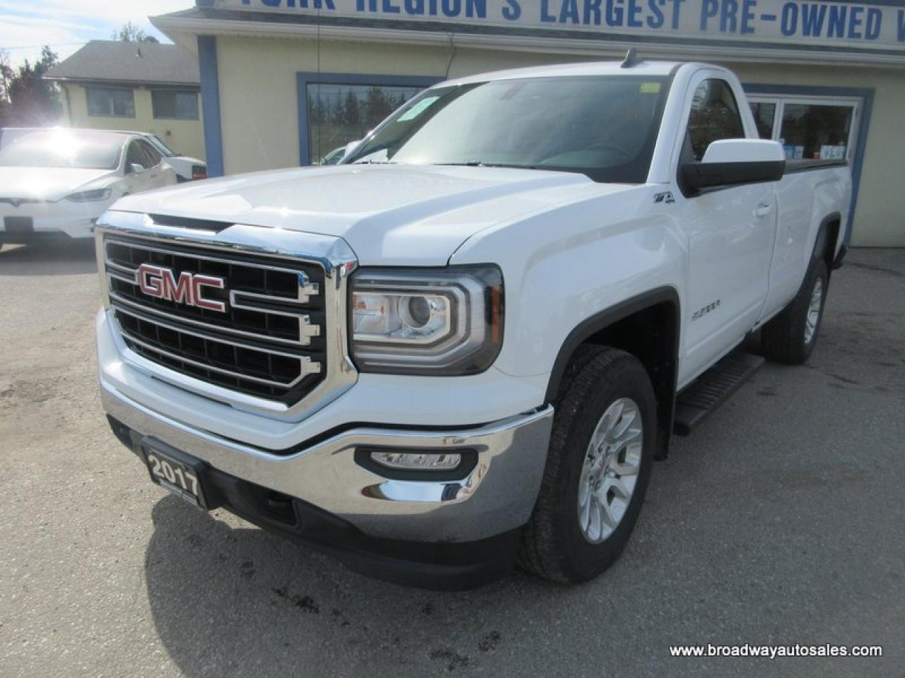 2017 GMC Sierra 1500 GREAT KM'S SLE-Z71-MODEL 3 PASSENGER 5.3L - V8.. 4X4.. REGULAR-CAB.. 8-FOOT-BOX.. TRAILER BRAKE.. BACK-UP CAMERA.. BLUETOOTH SYSTEM..