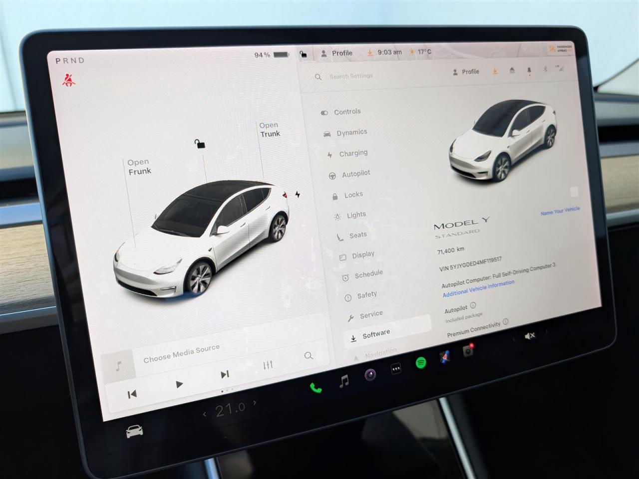 2021 Tesla Model Y STANDARD