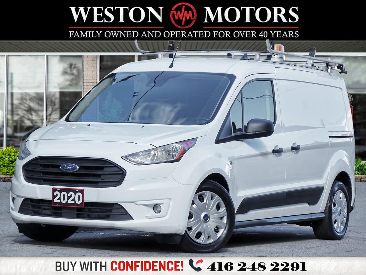 2020 Ford Transit Connect XLT*DUAL DOORS*SHELVING*ROOF RACK*REVERSE CAMERA