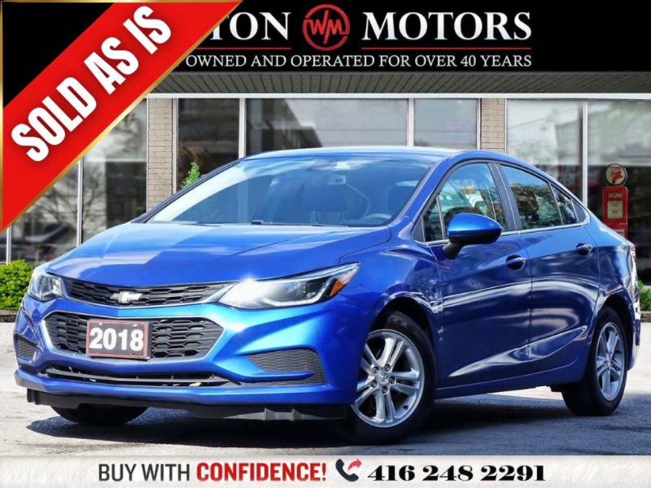 Used 2018 Chevrolet Cruze LT*SUNROOF*REVCAM*HEATED SEATS for sale in Toronto, ON