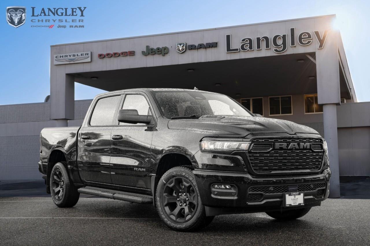 <p><strong>2026 RAM 1500 TRADESMAN 4X4 CREW CAB 5'7" BOX</strong></p><p>The 2026 Ram 1500 Tradesman is a durable and efficient workhorse, now available with the new 3.0L Hurricane twin-turbo I6 engine. This powerplant delivers more horsepower and torque than the previous generation's V8, providing the Tradesman with superior towing capability and modern performance while maintaining its focus on reliability for the job site.</p><ul><li><p><strong>Engine</strong>: 3.0L Hurricane Twin-Turbo I6 (Standard Output)</p></li><li><p><strong>Horsepower</strong>: 420 hp</p></li><li><p><strong>Torque</strong>: 469 lb-ft</p></li><li><p><strong>Transmission</strong>: 8-Speed Automatic</p></li><li><p><strong>Max Towing</strong>: Up to 11,570 lbs (5,248 kg)</p></li><li><p><strong>Fuel Economy</strong>: 14.0 L/100km City / 9.8 L/100km Hwy</p></li></ul><p>Come book a test drive at Langley Chrysler, conveniently located in Langley, British Columbia.</p>*All new vehicle purchases are plus the PDI accessory installs and any price increases provided by the manufacturer. For trucks the accessories will include wheel locks, spray-in liners, and mud flaps. For all other vehicles, wheel locks are standard, other equipment may apply. Confirm with the dealer.

<p>*All prices are net of all manufacturer incentives and/or rebates and are subject to change by the manufacturer without notice. All prices plus applicable taxes, applicable environmental recovery charges, documentation of $599 and full tank of fuel surcharge of $76 if a full tank is chosen.<br />Other items available that are not included in the above price:<br />Tire & Rim Protection and Key fob insurance starting from $599<br />Service contracts (extended warranties) for up to 7 years and 200,000 kms starting from $599<br />Custom vehicle accessory packages, mudflaps and deflectors, tire and rim packages, lift kits, exhaust kits and tonneau covers, canopies and much more that can be added to your payment at time of purchase<br />Undercoating, rust modules, and full protection packages starting from $199<br />Flexible life, disability and critical illness insurances to protect portions of or the entire length of vehicle loan?im?im<br />Financing Fee of $500 when applicable<br />Prices shown are determined using the largest available rebates and incentives and may not qualify for special APR finance offers. See dealer for details. This is a limited time offer.</p>