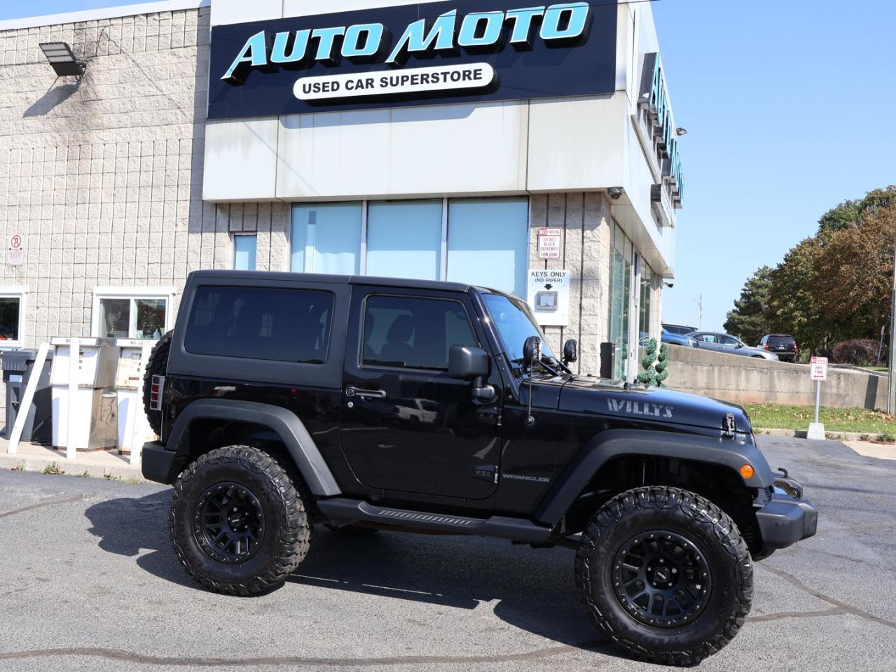 2017 Jeep Wrangler V6 WILLYS 4WD CERTIFIED *ACCIDENT FREE* BLUETOOTH CRUISE ALLOYS
