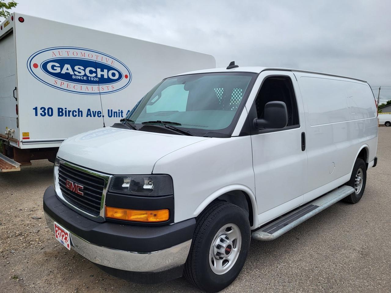 <p> 135 Wheelbase, Back up Camera, AM/FM Radio, A/C, Power Windows & Locks, <br> <br> FREE CarFax Report!<br> <br> Price + Tax & Lic fees. <br> <br> This 2023 GMC SAVANA CARGO 2500 is in EXCELLENT Condition. The vehicle was previously used as a daily rental vehicle. <br> <br> Gascho Automotive has been family owned and operated since 1926. <br> We take the time to make sure you get the right vehicle for you - and we help you keep it on the road the only way you can: old fashioned regular maintenance. Your vehicle is an important member of your family - and ours, too! <br> <br> Every car and truck in our inventory is: <br> - Hand Picked <br> - Including a comprehensive CarFax History Report <br> - 300 Point Inspected <br> - Fully Serviced <br> - Certified <br> - Washed, Vacuumed and Detailed <br> - And topped up with fuel! <br> <br> We start the next chapter of your vehicles life off right to make the drive from our lot to your driveway smooth and satisfying. We only ask that you choose to care for it as well as we have! Call us today to see for yourself why the Gascho family has proudly served Kitchener-Waterloo and southern Ontario for four generations. <br> <br> Like us on Facebook : https://www.facebook.com/GaschoAuto/ <br> Follow us on Twitter : @GaschoAuto <br> Proud to serve the needs of the Kitchener, Waterloo, Guelph, London and Cambridge regions for 99 years!!!<o:p></o:p></p>
