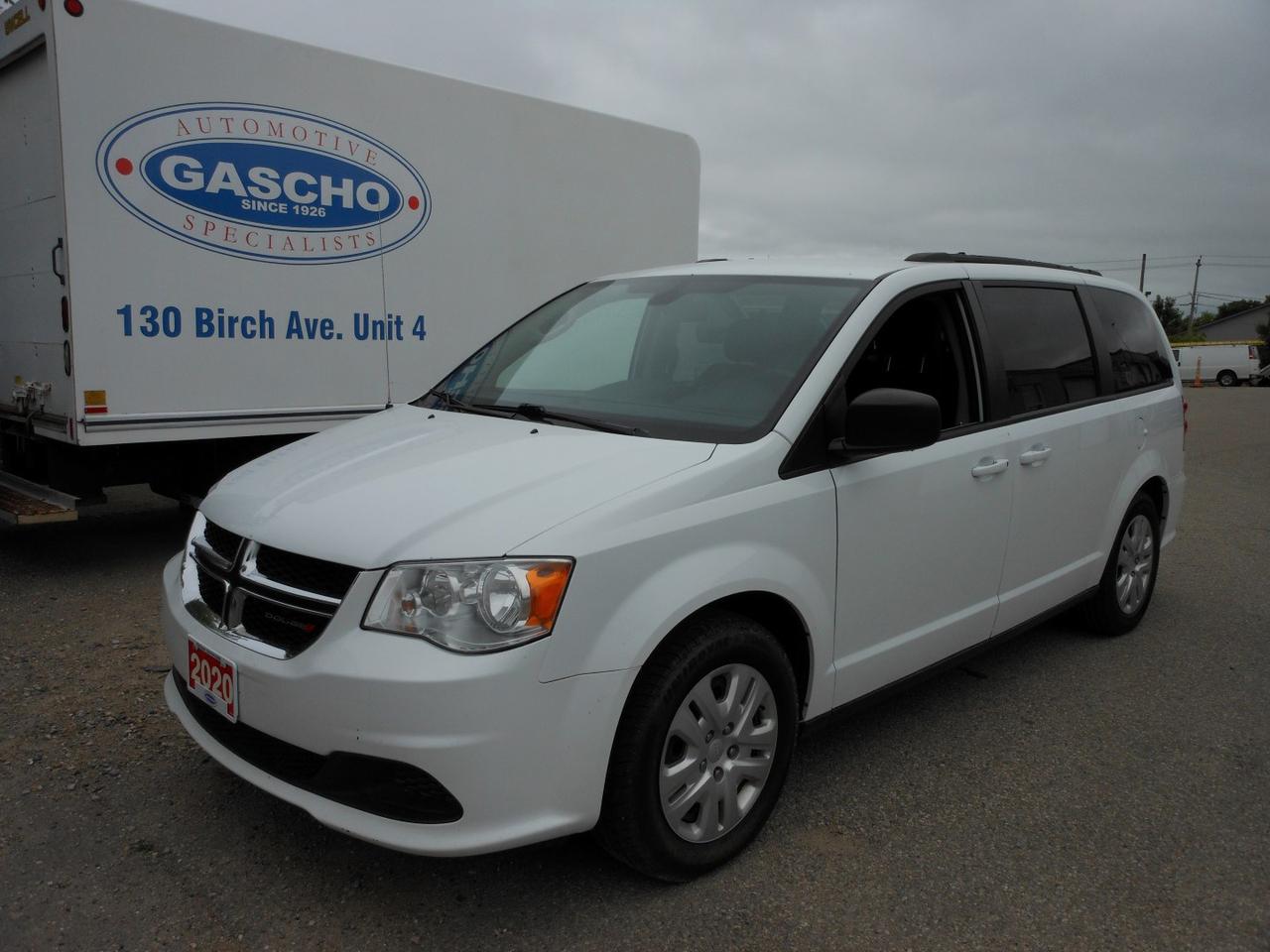 <p>Rear View Camera, Keyless Entry, Bluetooth, AM/FM/USB Radio, Tinted Rear Windows, Cruise Control, Split Folding rear seats<br> <br> FREE CarFax Report!<br> <br> Price + Tax & Lic fees.<br> <br> This 2020 DODGE GRAND CARAVAN SE is in Great Condition!<br> <br> Gascho Automotive has been family owned and operated since 1926.<br> We take the time to make sure you get the right vehicle for you - and we help you keep it on the road the only way you can: old fashioned regular maintenance. Your vehicle is an important member of your family - and ours, too!<br> <br> Every car and truck in our inventory is:<br> - Hand Picked<br> - Including a comprehensive CarFax History Report<br> - 300 Point Inspected<br> - Fully Serviced<br> - Certified<br> - Washed, Vacuumed and Detailed<br> - And topped up with fuel!<br> <br> We start the next chapter of your vehicles life off right to make the drive from our lot to your driveway smooth and satisfying. We only ask that you choose to care for it as well as we have! Call us today to see for yourself why the Gascho family has proudly served Kitchener-Waterloo and southern Ontario for four generations.<br> <br> Like us on Facebook : https://www.facebook.com/GaschoAuto/<br> Follow us on Twitter : @GaschoAuto<br> Proud to serve the needs of the Kitchener, Waterloo, Guelph, London and Cambridge regions for 100</p><p> years!!!<o:p></o:p></p>
