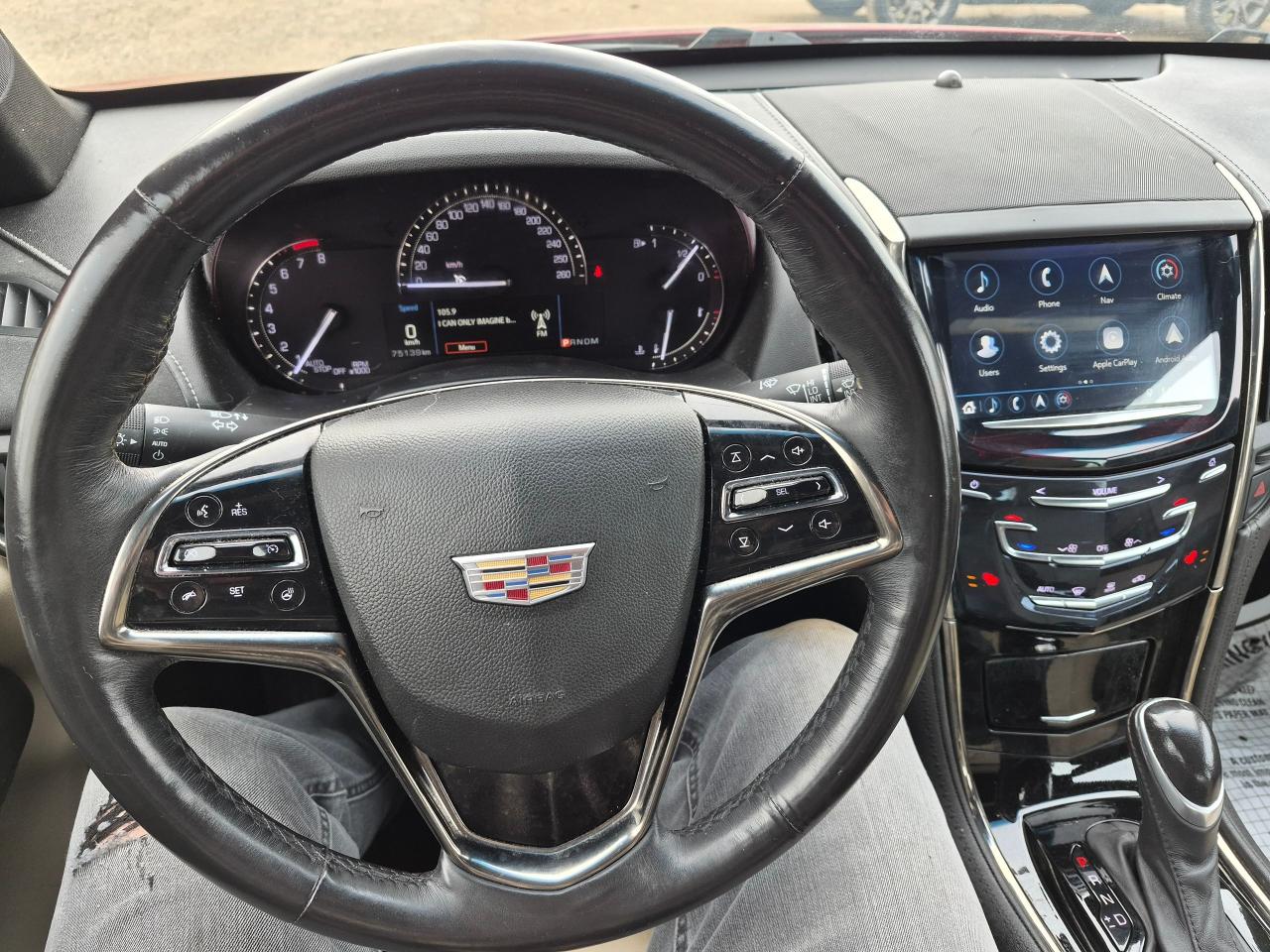 2018 Cadillac ATS Luxury AWD, Lthr, Nav,Htd Steering & Seats, Remote - Photo #11