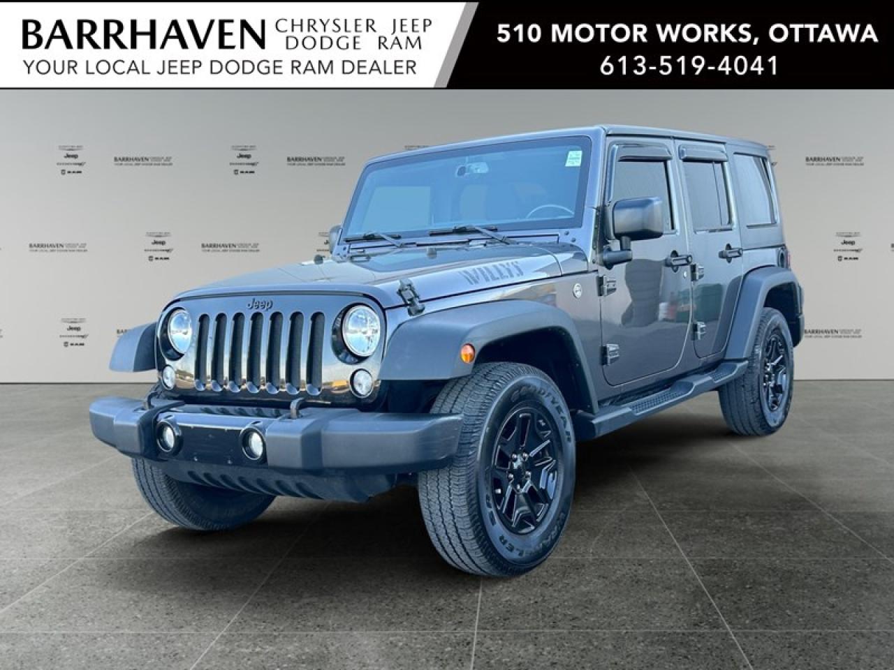 Used 2018 Jeep Wrangler JK Unlimited Willys Wheeler 4x4 for sale in Ottawa, ON