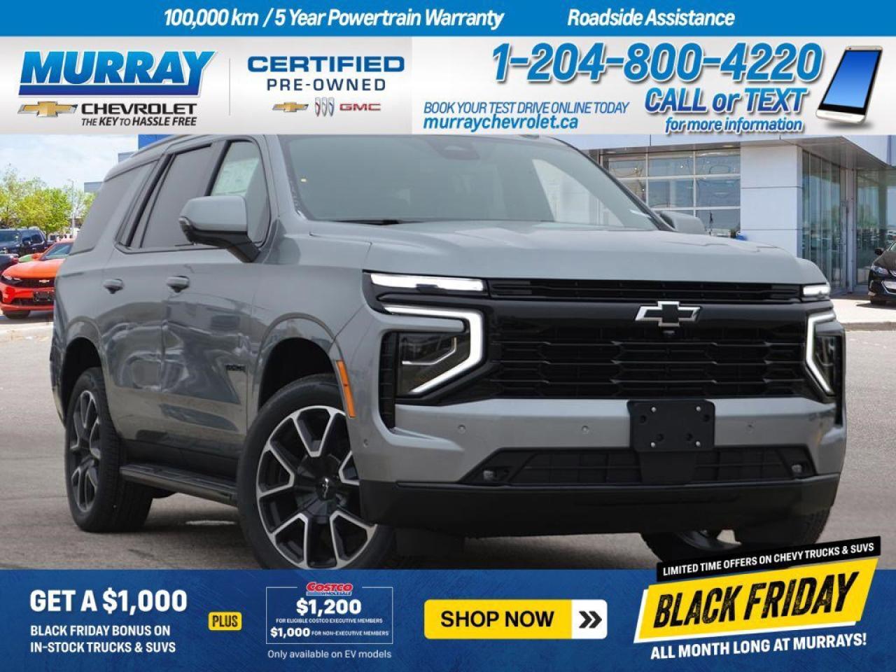 New 2026 Chevrolet Tahoe RST for sale in Winnipeg, MB