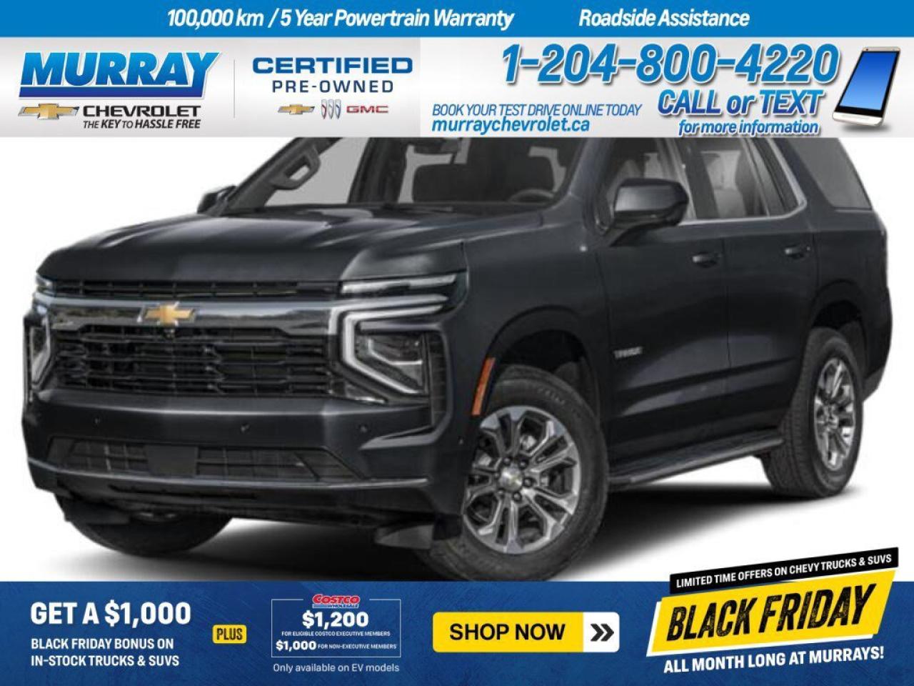 New 2026 Chevrolet Tahoe Z71 for sale in Winnipeg, MB