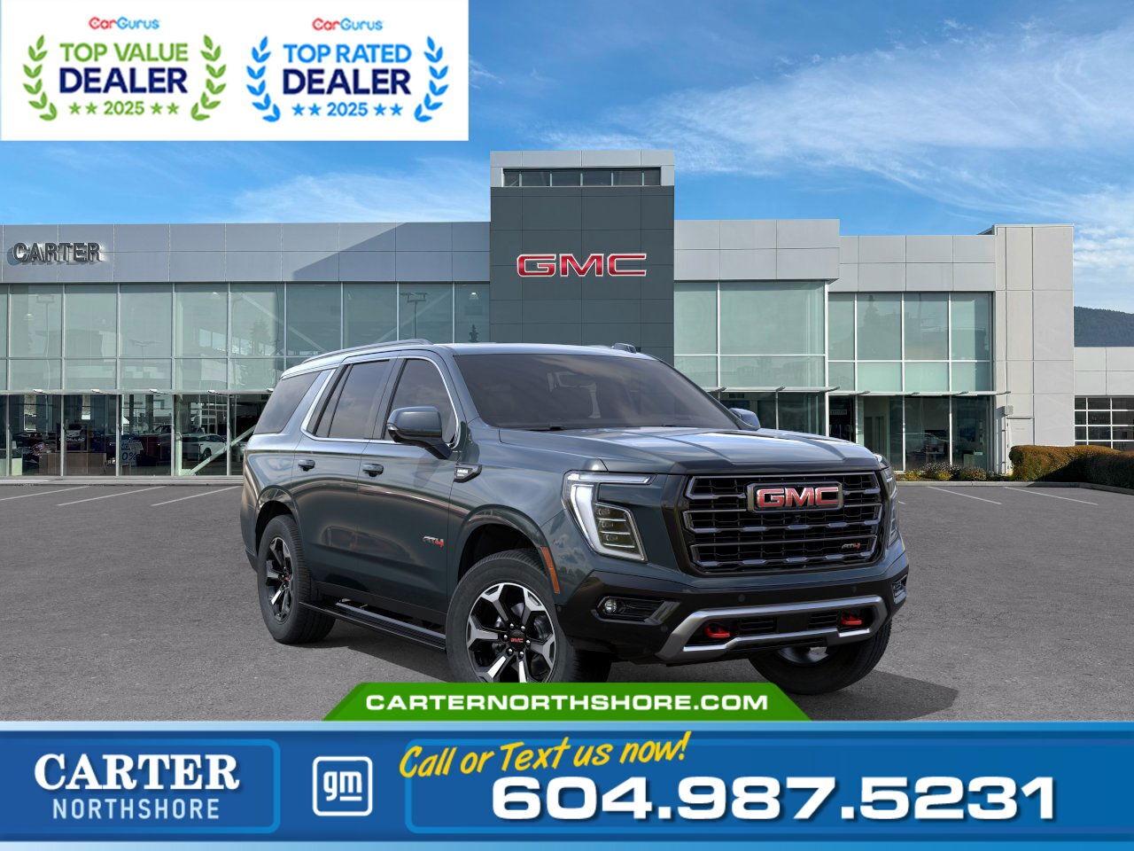 New 2026 GMC Yukon AT4 ULTIMATE 4WD | Pano Sunroof/Limited Slip Diff for sale in North Vancouver, BC