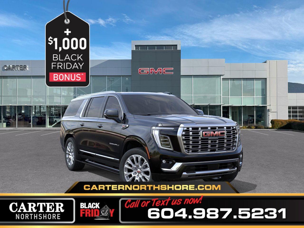 New 2026 GMC Yukon XL DENALI 4WD | Pano Sunroof/Heated Vented Seats for sale in North Vancouver, BC