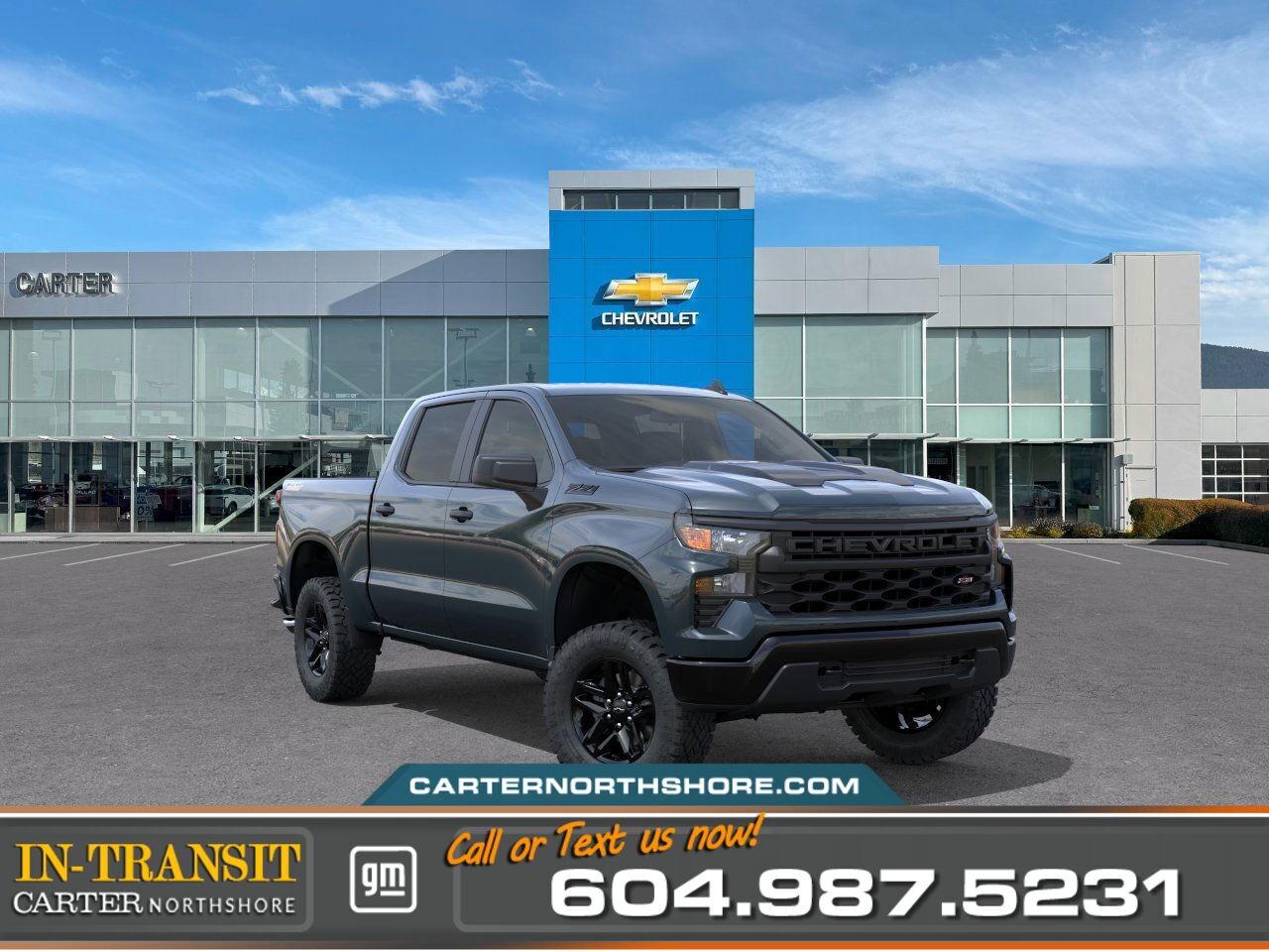 New 2026 Chevrolet Silverado 1500 2LT TRAIL BOSS | Gloss Alum Wheels/2 Inch Lift for sale in North Vancouver, BC