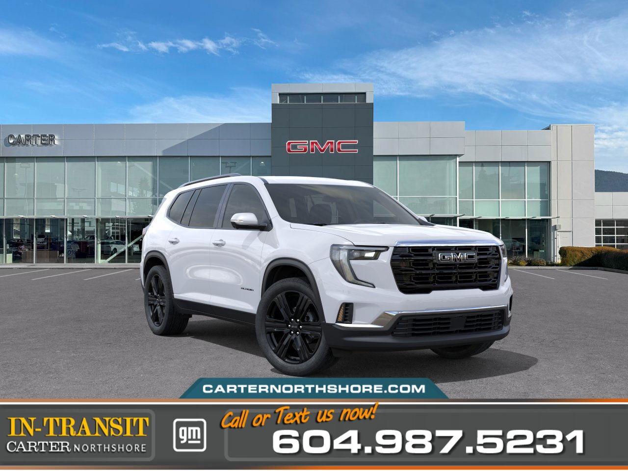 New 2026 GMC Acadia ELEVATION AWD | Alum Wheels/Driver Assist/HD Cam for sale in North Vancouver, BC