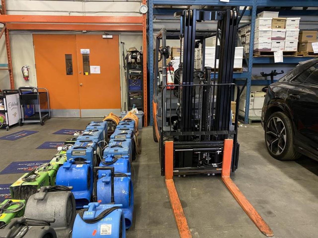 Used 2021 Toyota 8FGU18 3 stage Propane Forklift for sale in Burnaby, BC