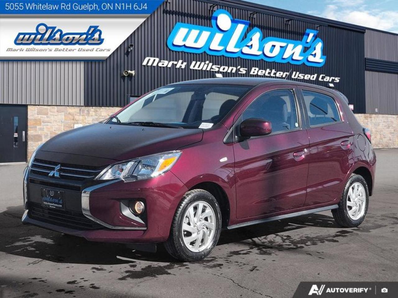 Used 2024 Mitsubishi Mirage ES Hatchback | Heated Seats | CarPlay + Android | Rear Cam | Auto Climate | Alloy Wheels and More ! for sale in Guelph, ON