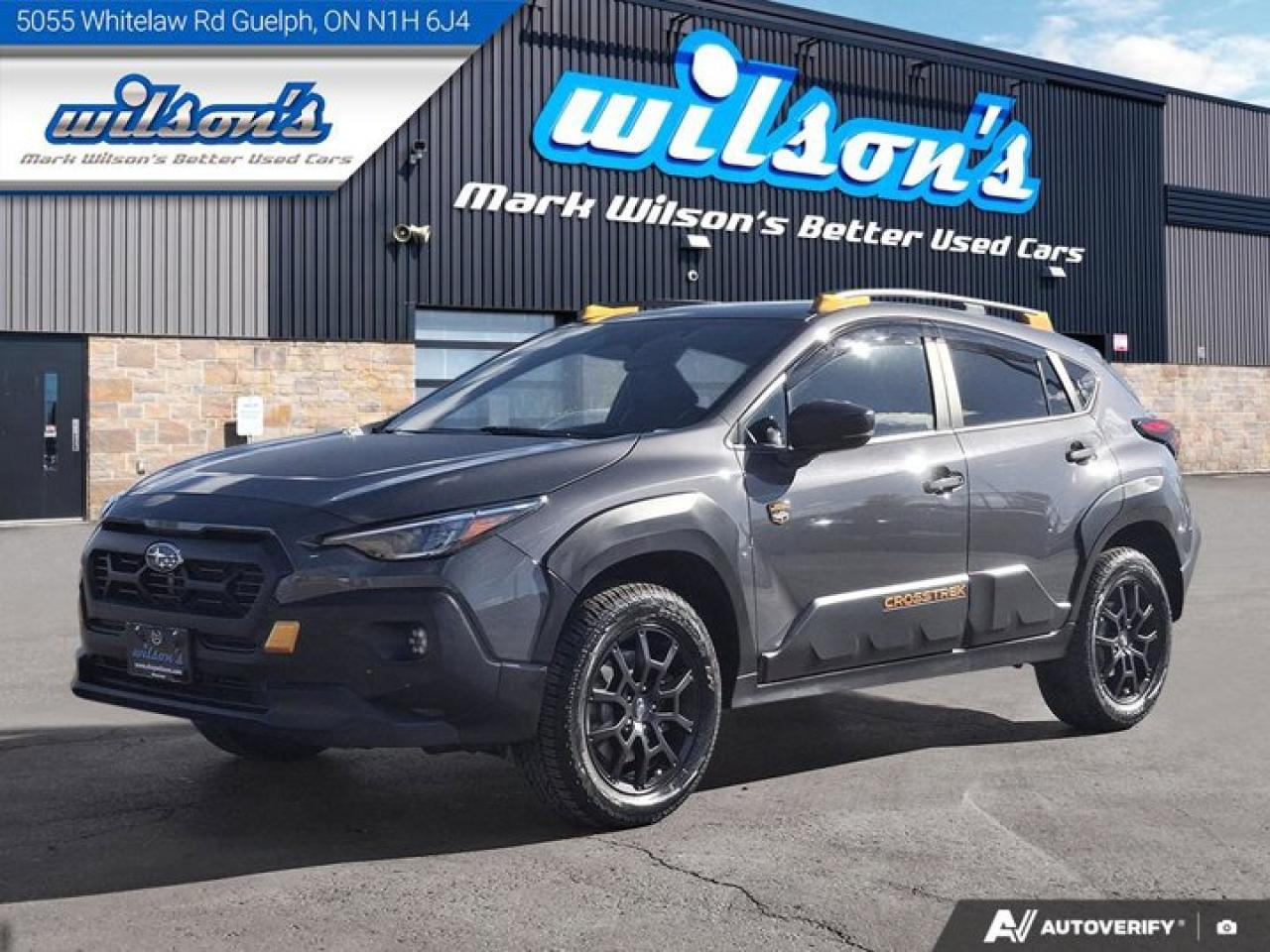 Used 2024 Subaru XV Crosstrek Wilderness AWD | Leather | Sunroof | Heated Seats + Steering | Adaptive Cruise | and More ! for sale in Guelph, ON