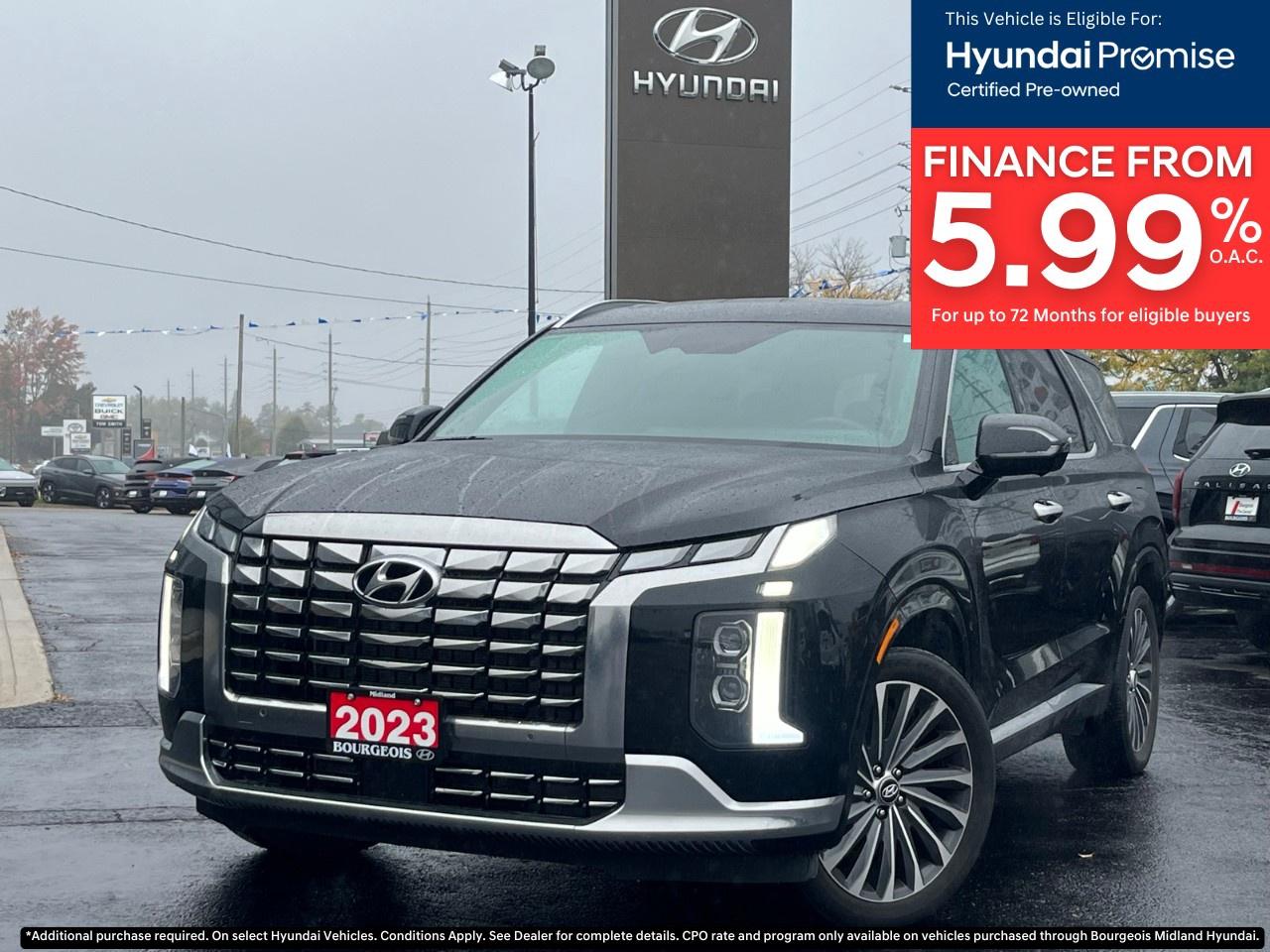 Used 2023 Hyundai PALISADE Ultimate Calligraphy 7-Passenger AWD for sale in Midland, ON