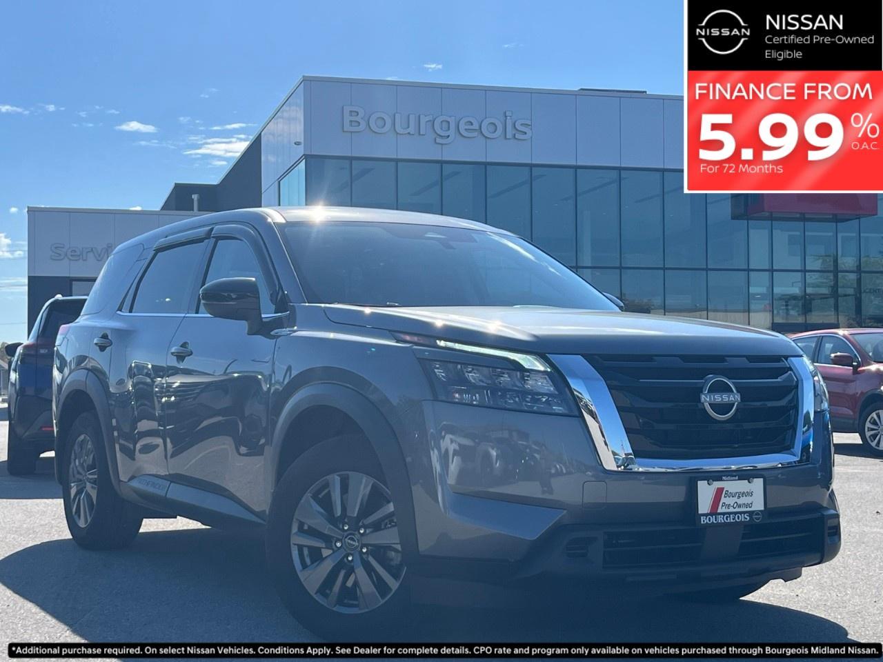Used 2024 Nissan Pathfinder S 4WD for sale in Midland, ON
