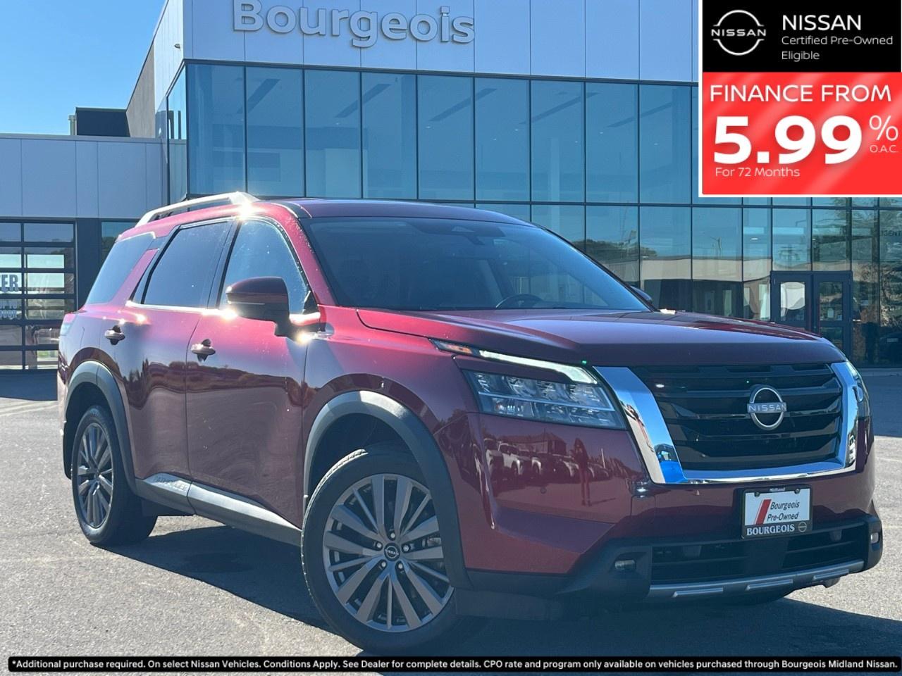 Used 2023 Nissan Pathfinder SL 4WD for sale in Midland, ON
