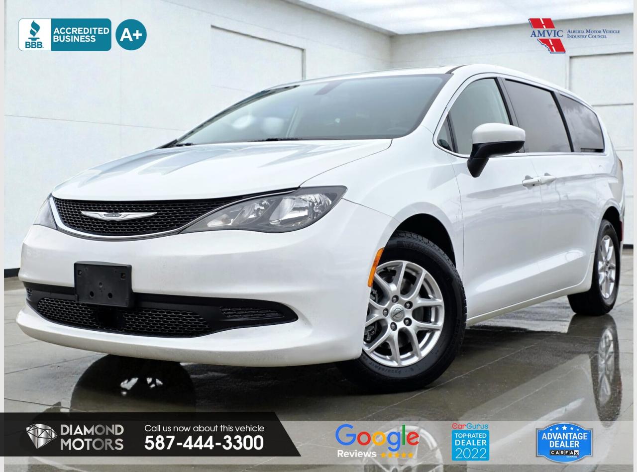 3.6L 6 CYLINDER, ACTIVE STATUS, BRAND NEW TIRES, BRAND NEW BRAKES & ROTORS, MULTI CLIMATE ZONE, ALL POWER WINDOWS, ECO MODE, CERTIFIED, CLOTH SEATS, CRUISE CONTROL, AND MUCH MORE! <br/> <br/> <br/> Just Arrived 2021 Chrysler Grand Caravan SXT White has 192,937 KM on it. 3.6L 6 Cylinder Engine engine, Front-Wheel Drive, Automatic transmission, 7 Seater passengers, on special price for $19,900.00. <br/> <br/> <br/> Book your appointment today for Test Drive. We offer contactless Test drives & Virtual Walkarounds. Stock Number: 25259 <br/> Disclosure: This vehicle was previously registered in BC. Vehicle has passed all required inspections in Alberta. <br/> At Diamond Motors, we are dedicated to providing you with an outstanding car-buying experience, offering quality pre-owned vehicles at prices that fit your budget. Our transparent and honest approach means you can expect straightforward guidance without any high-pressure sales tactics. We believe in building lasting relationships with our customers by offering personalized service tailored to your needs. From the moment you step onto our lot, our team is here to support you every step of the way, ensuring you leave confident in your decision. Trust, integrity, and customer satisfaction are the foundation of everything we do. <br/> <br/> <br/> Why choose us? <br/> <br/> Certified Pre-Owned Vehicles <br/> Family Owned & Operated <br/> Finance Available <br/> Extended Warranty <br/> Vehicles Priced to Sell <br/> No Pressure Environment <br/> Inspection & Carfax Report <br/> Professionally Detailed Vehicles <br/> Full Disclosure Guaranteed <br/> AMVIC Licensed <br/> BBB Accredited Business <br/> CarGurus Top-rated Dealer 2022 & 2024 <br/> <br/> <br/> Phone to schedule an appointment @ 587-444-3300 or simply browse our inventory online www.diamondmotors.ca or come and see us at our location at <br/> 3403 93 street NW, Edmonton, T6E 6A4 <br/> <br/> <br/> To view the rest of our inventory: <br/> www.diamondmotors.ca/inventory <br/> <br/> <br/> This dealership provides all required disclosures in accordance with AMVIC regulations. A completed Mechanical Fitness Assessment and its associated inspection work order will be supplied with every vehicle. A Carfax (or equivalent) vehicle history report will also be provided, including available information on previous damage, accident history, stolen or salvage status, and jurisdictional records. <br/> Customers are encouraged to review all vehicle features, options, and equipment for accuracy prior to purchase. <br/> <br/> <br/>