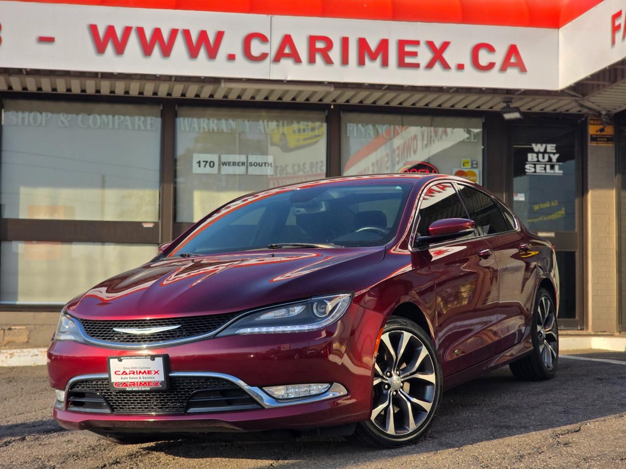 Used 2015 Chrysler 200 C Accident Free | Leather Seats | Navigation for sale in Waterloo, ON