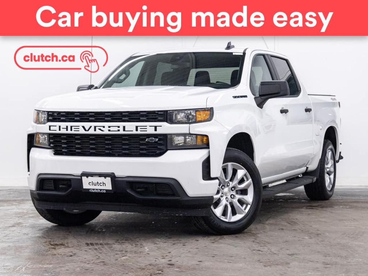 Used 2021 Chevrolet Silverado 1500 Custom 4WD w/ Apple CarPlay & Android Auto, Rearview Cam, Cruise Control for sale in Toronto, ON