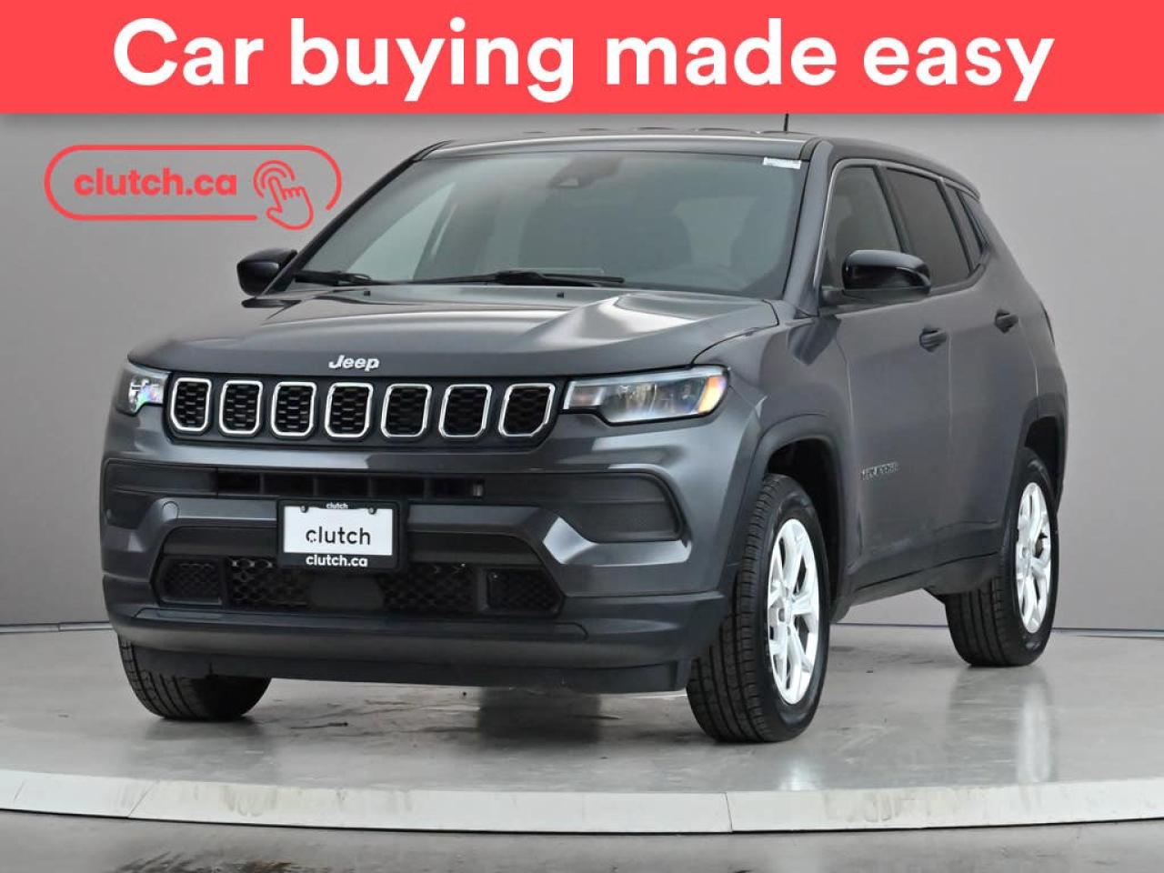 Used 2024 Jeep Compass Sport 4X4 w/ Apple CarPlay, Heated Front Seats, Rearview Cam for sale in Toronto, ON