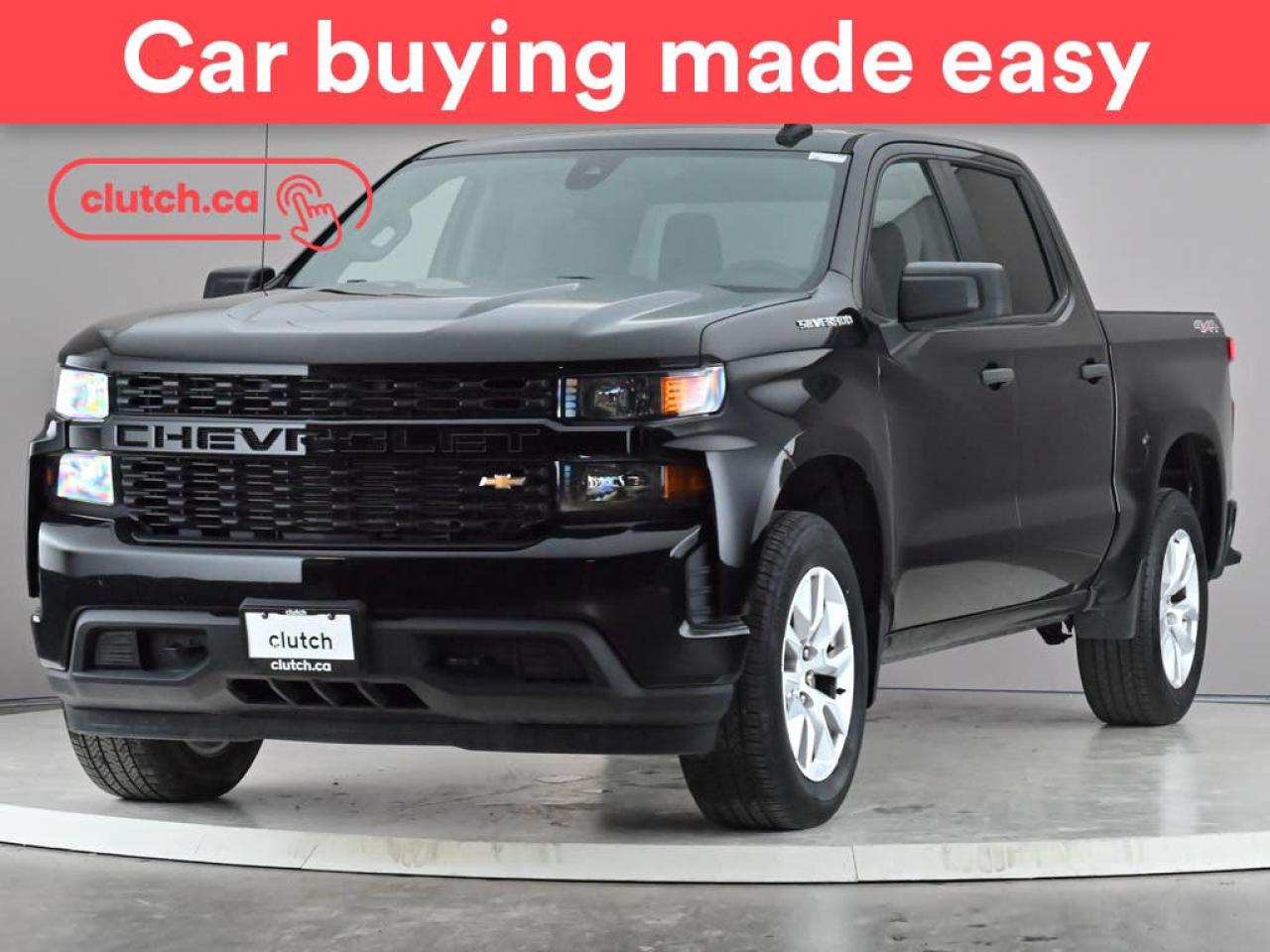 Used 2021 Chevrolet Silverado 1500 Custom 4WD w/ Apple CarPlay, Cruise Control, Rearview Cam for sale in Toronto, ON