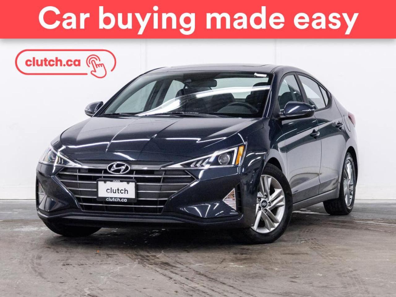 Used 2020 Hyundai Elantra Preferred w/ Sun & Safety Pkg w/ Apple CarPlay & Android Auto, Power Moonroof, Heated Steering Wheel for sale in Toronto, ON