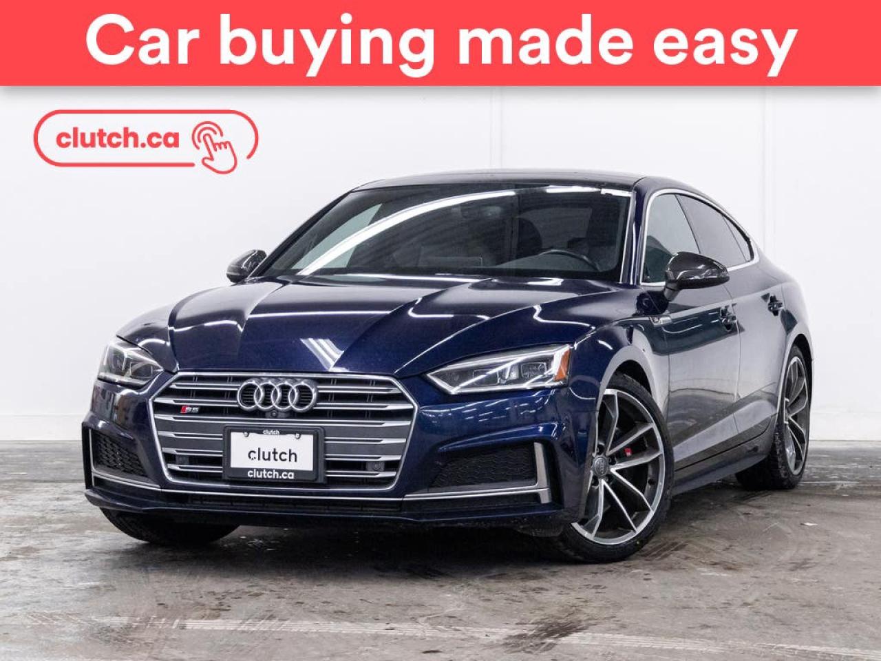 Used 2018 Audi S5 Progressiv AWD w/ Apple CarPlay & Android Auto, Sunroof, Nav for sale in Toronto, ON
