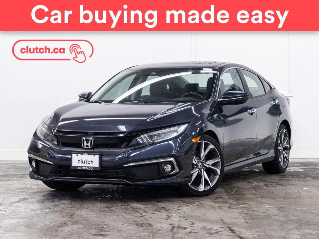 Used 2019 Honda Civic Touring w/ Apple CarPlay & Android Auto, Power Moonroof, Nav for sale in Toronto, ON