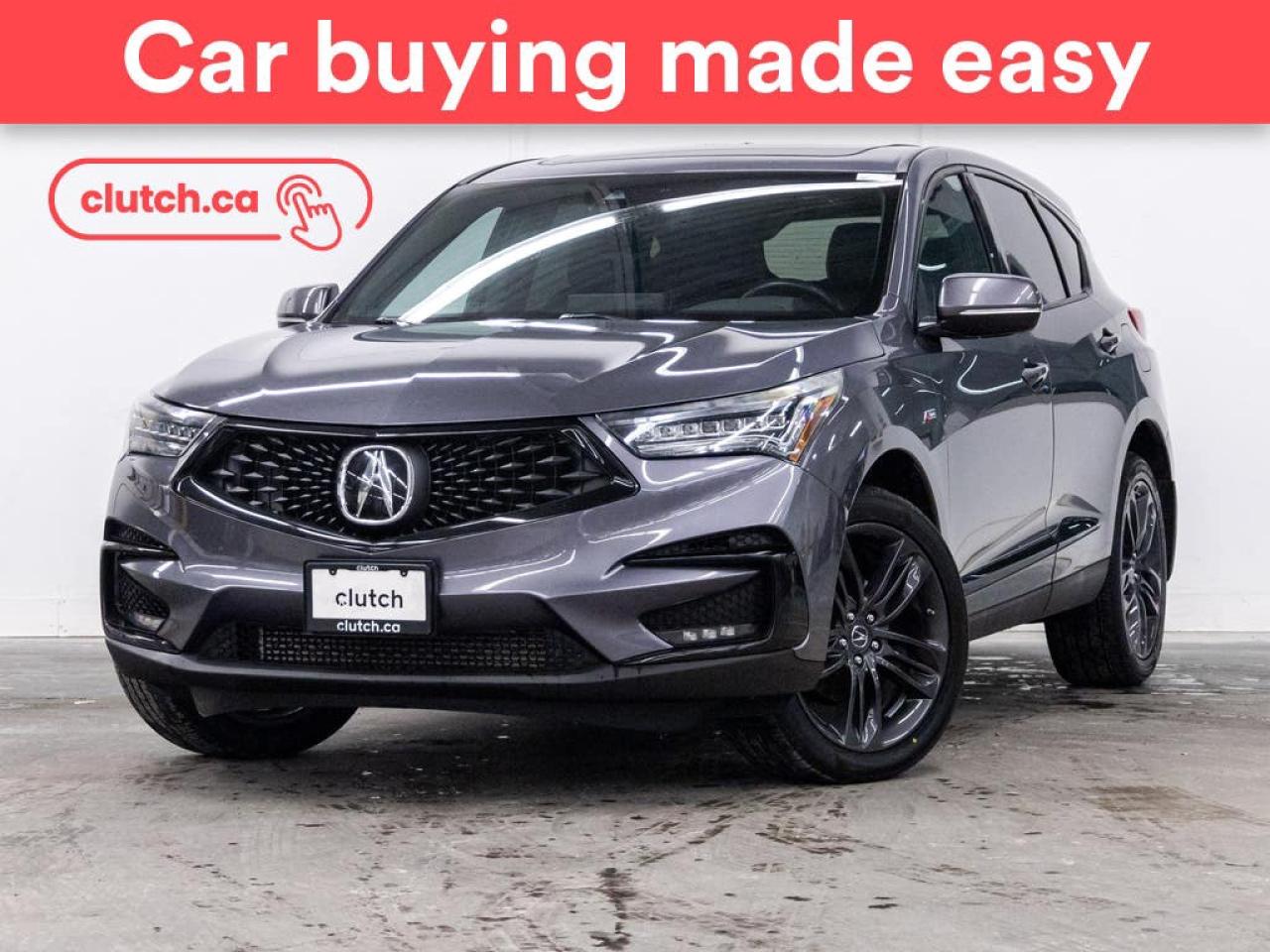 Used 2020 Acura RDX A-Spec AWD w/ Apple CarPlay & Android Auto, Panoramic Moonroof, Nav for sale in Toronto, ON