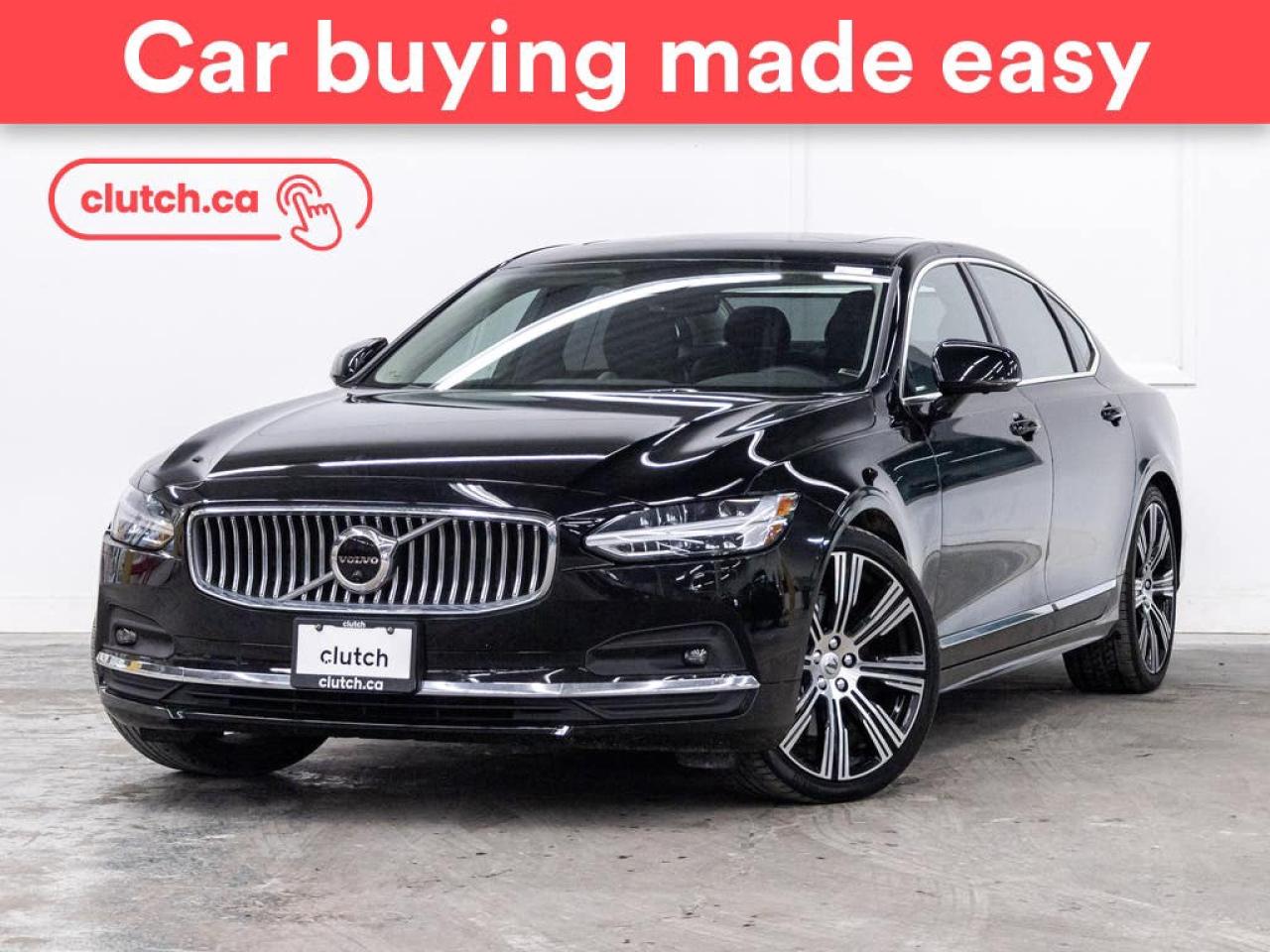Used 2023 Volvo S90 B6 Ultimate Bright Theme AWD w/ Apple CarPlay, Sunroof, 360 Cam for sale in Toronto, ON