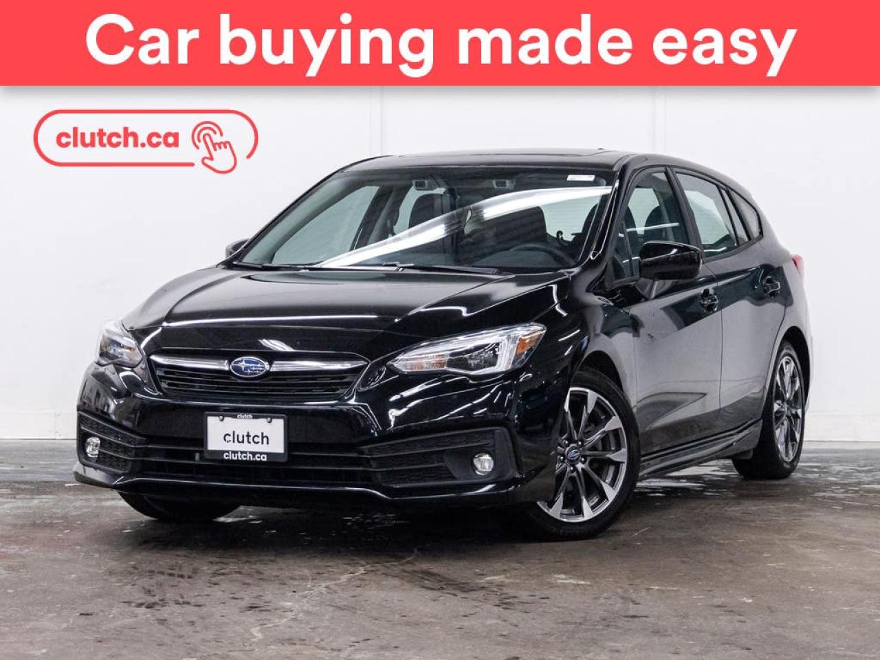 Used 2023 Subaru Impreza Sport AWD w/ EyeSight Pkg w/ Apple CarPlay & Android Auto, Sunroof, Heated Steering Wheel for sale in Toronto, ON