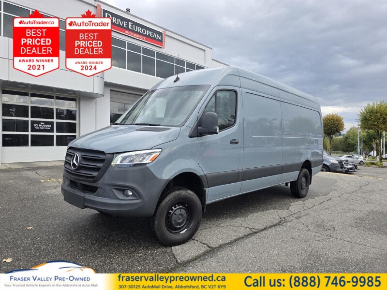 Used 2022 Mercedes-Benz Sprinter Cargo Van 2500 High Roof V6 170 4x4  AWD, High Roof, 170 for sale in Abbotsford, BC