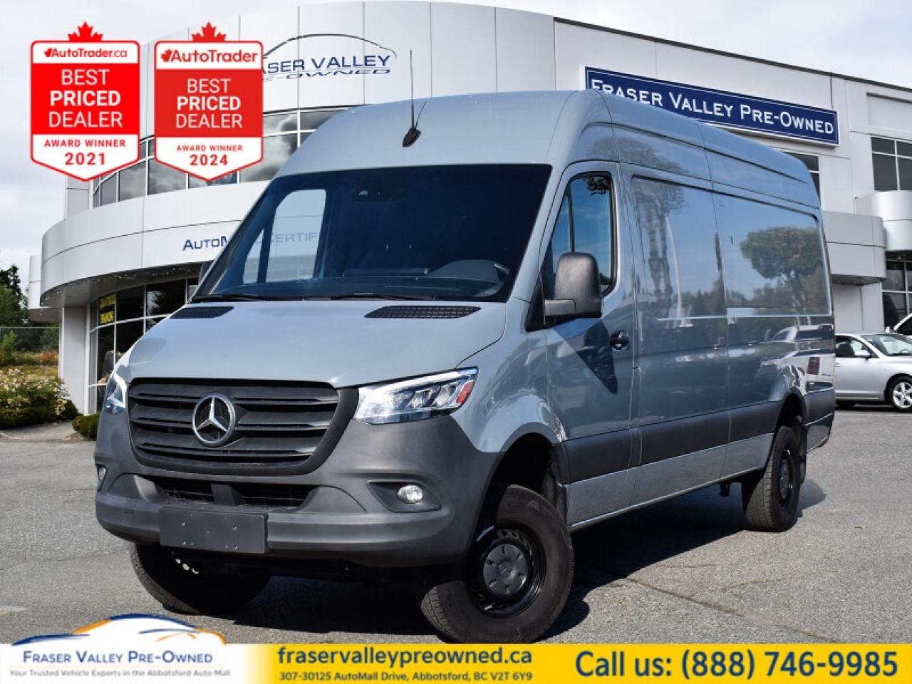 Used 2022 Mercedes-Benz Sprinter Cargo Van 2500 High Roof V6 170 4x4  AWD, High Roof, 170 for sale in Abbotsford, BC