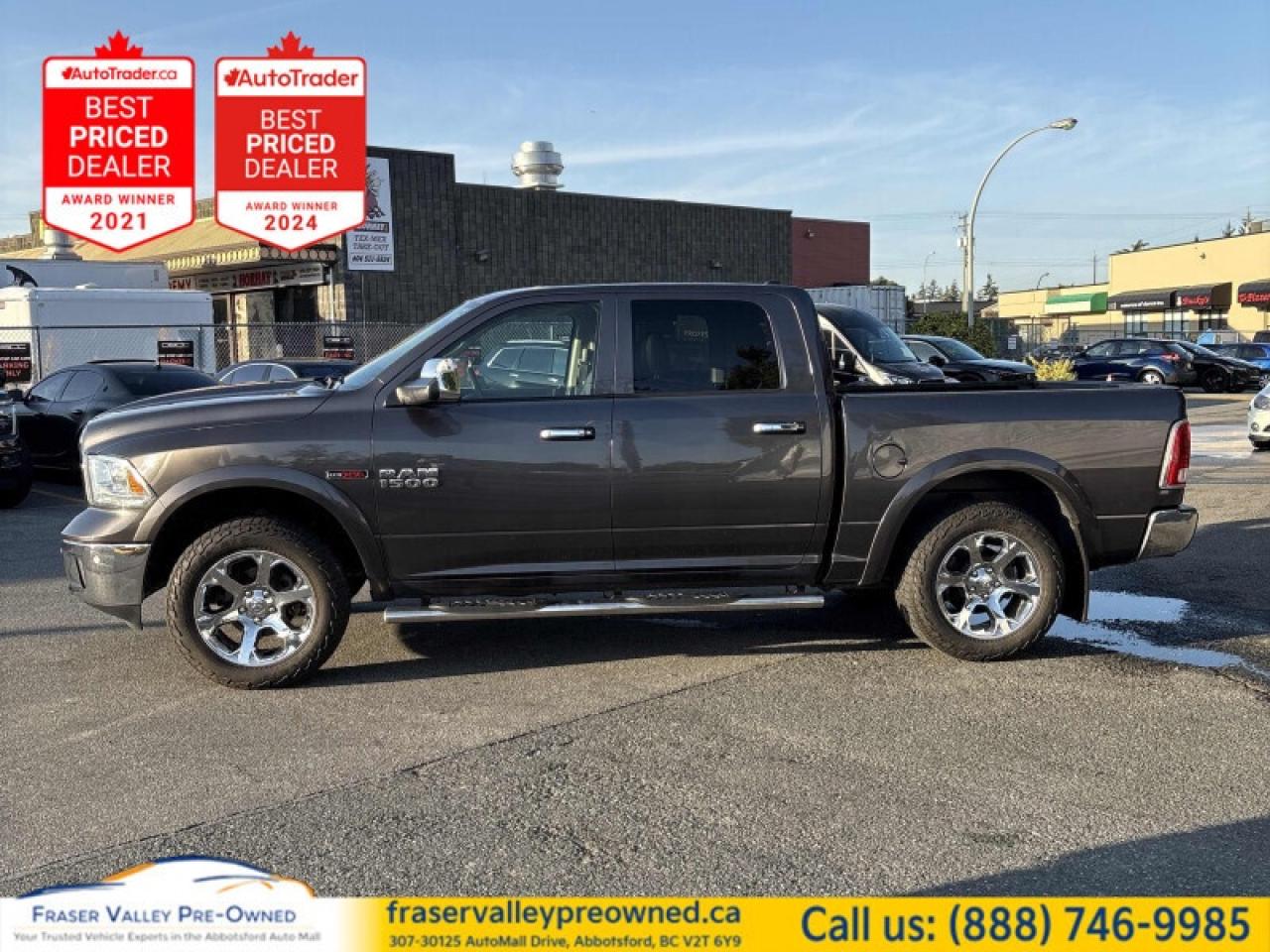 Used 2016 RAM 1500 Laramie  Eco-Diesel, $71.5k MSRP, Clean, Full Load for sale in Abbotsford, BC
