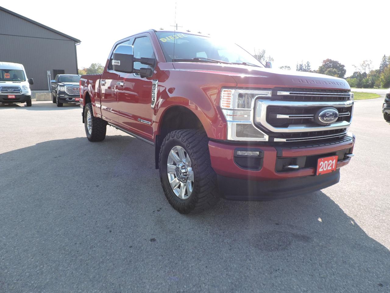 2021 Ford SUPER DUTY F-350 SRW Platinum 6.7L Diesel 4X4 Sunroof Navigation Loaded