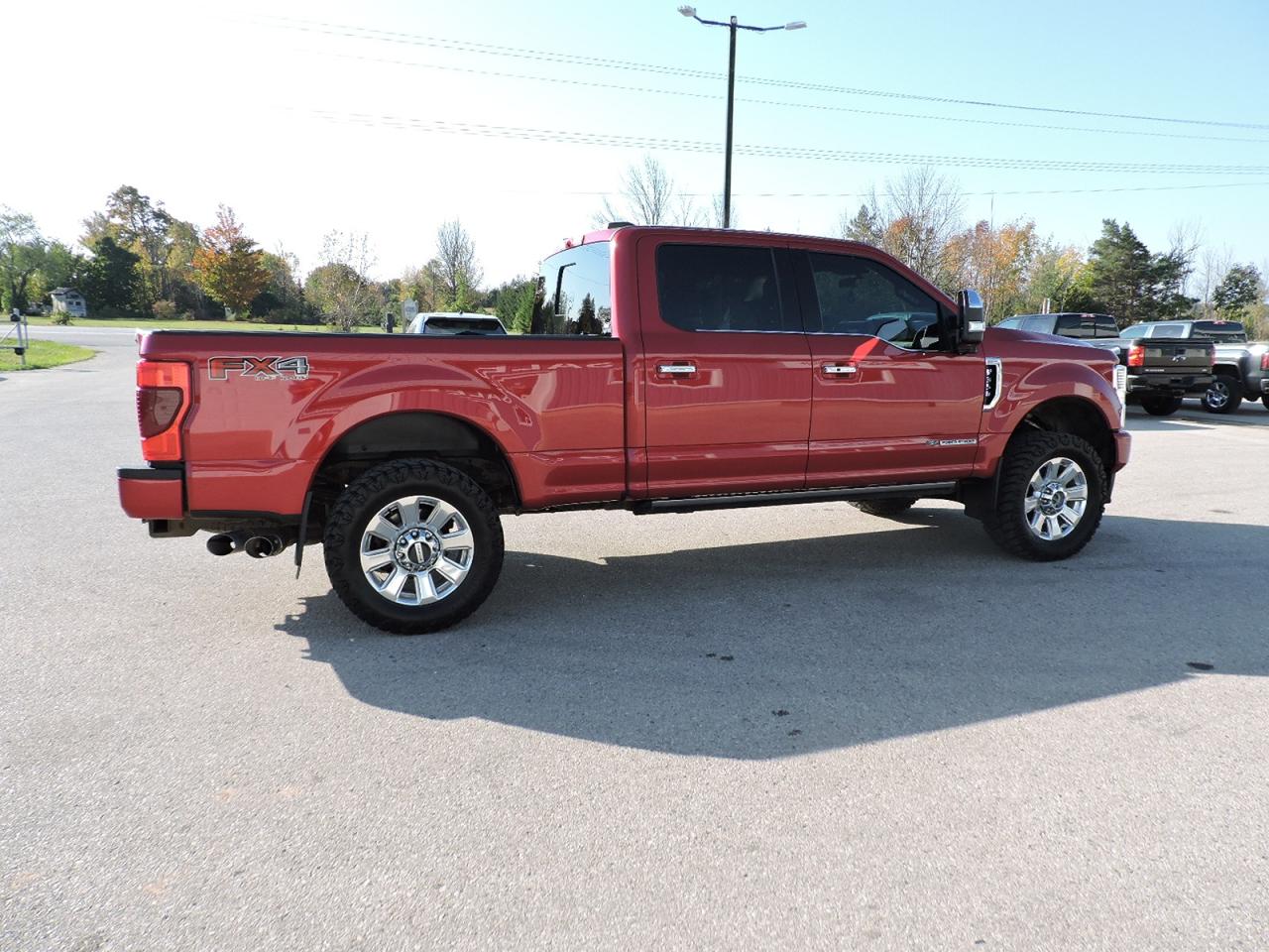 2021 Ford SUPER DUTY F-350 SRW Platinum 6.7L Diesel 4X4 Sunroof Navigation Loaded Photo4