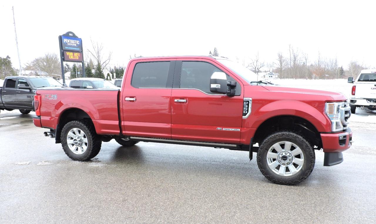 2021 Ford SUPER DUTY F-350 SRW Platinum 6.7L Diesel 4X4 Sunroof Navigation Loaded Photo2