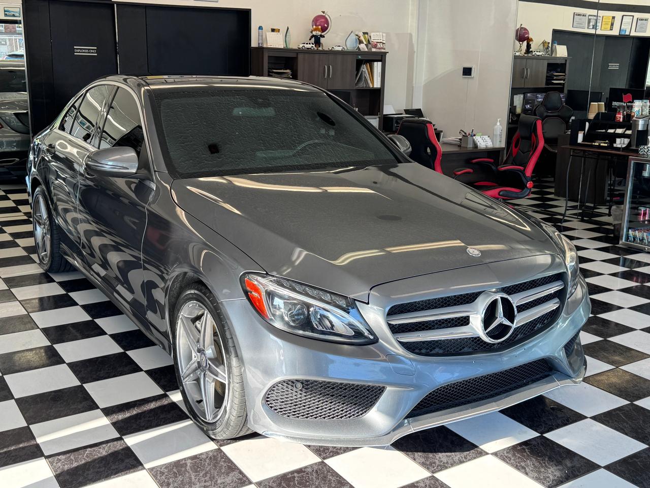 2017 Mercedes-Benz C-Class C300 4MATIC+New Tires+Roof+GPS+Camera Photo8