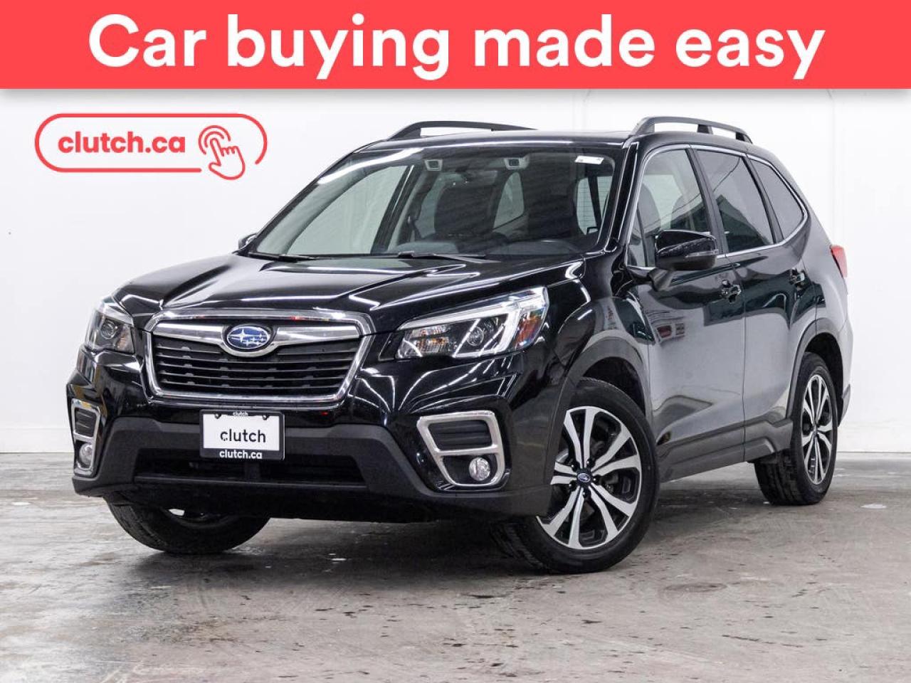 Used 2021 Subaru Forester 2.5i Limited AWD w/ Apple CarPlay & Android Auto, Sunroof, Nav for sale in Toronto, ON