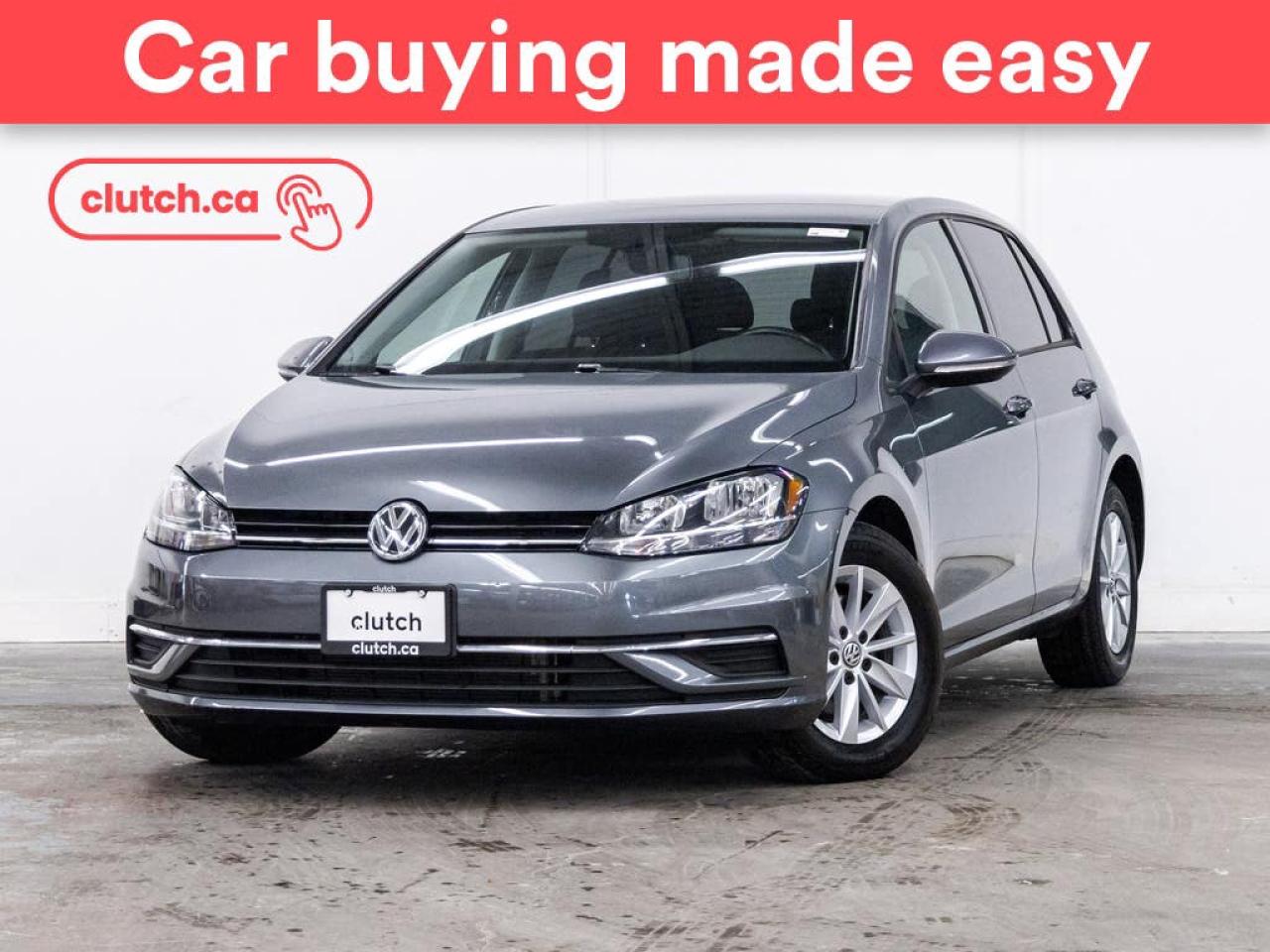 Used 2018 Volkswagen Golf Trendline w/ Apple CarPlay & Android Auto, Heated Front Seats, Rearview Cam for sale in Toronto, ON