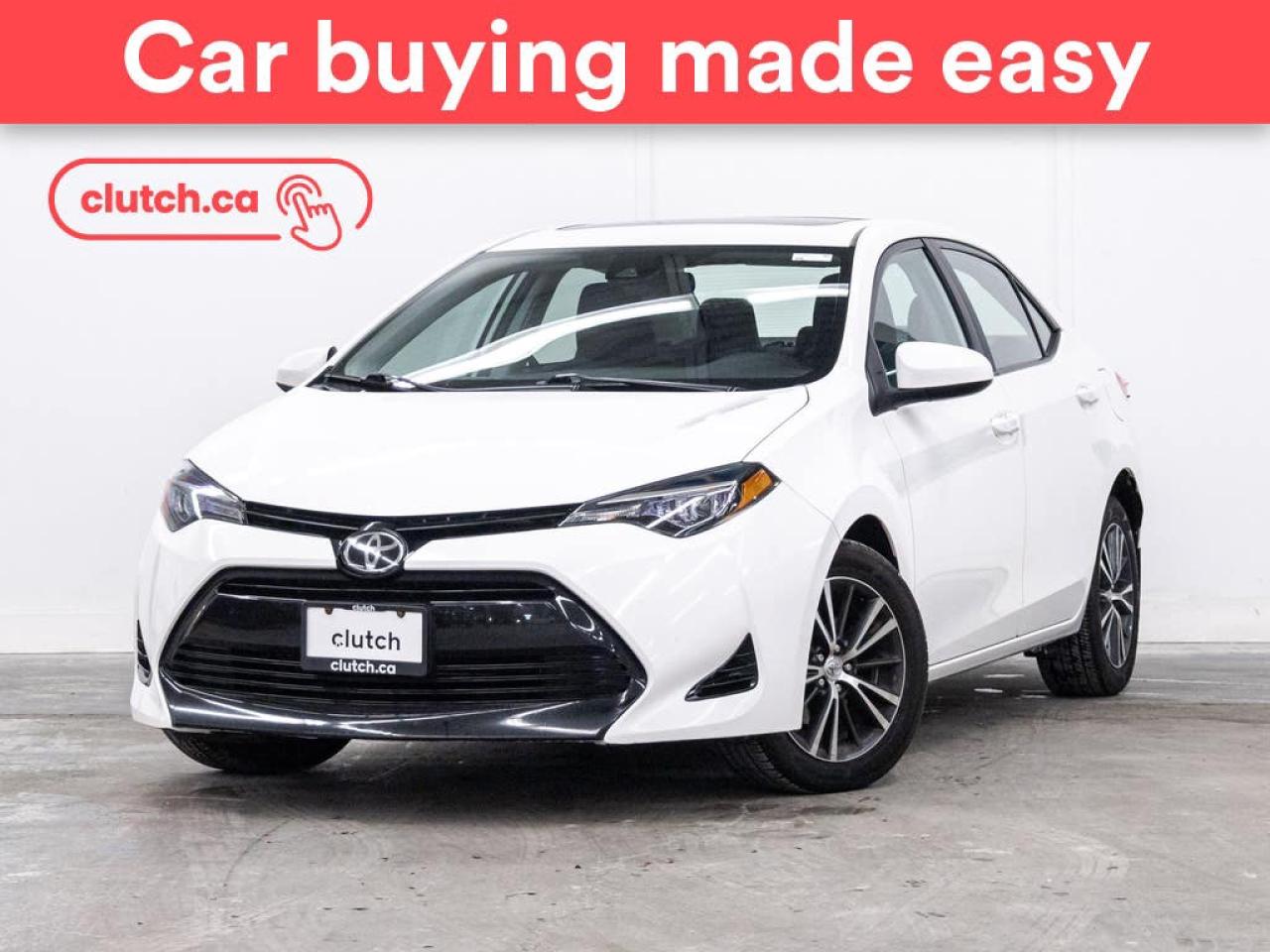 Used 2017 Toyota Corolla LE w/ Upgrade Pkg w/ Power Moonroof, Heated Steering Wheel, Heated Front Seats for sale in Toronto, ON