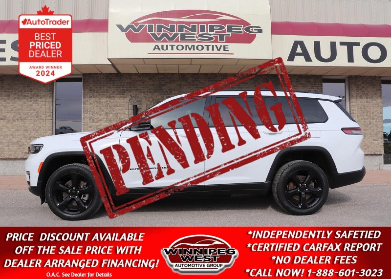 Used 2023 Jeep Grand Cherokee L LIMITED L W/BLACK APPEARANCE, LOADED & 3RD ROW!! for sale in Headingley, MB