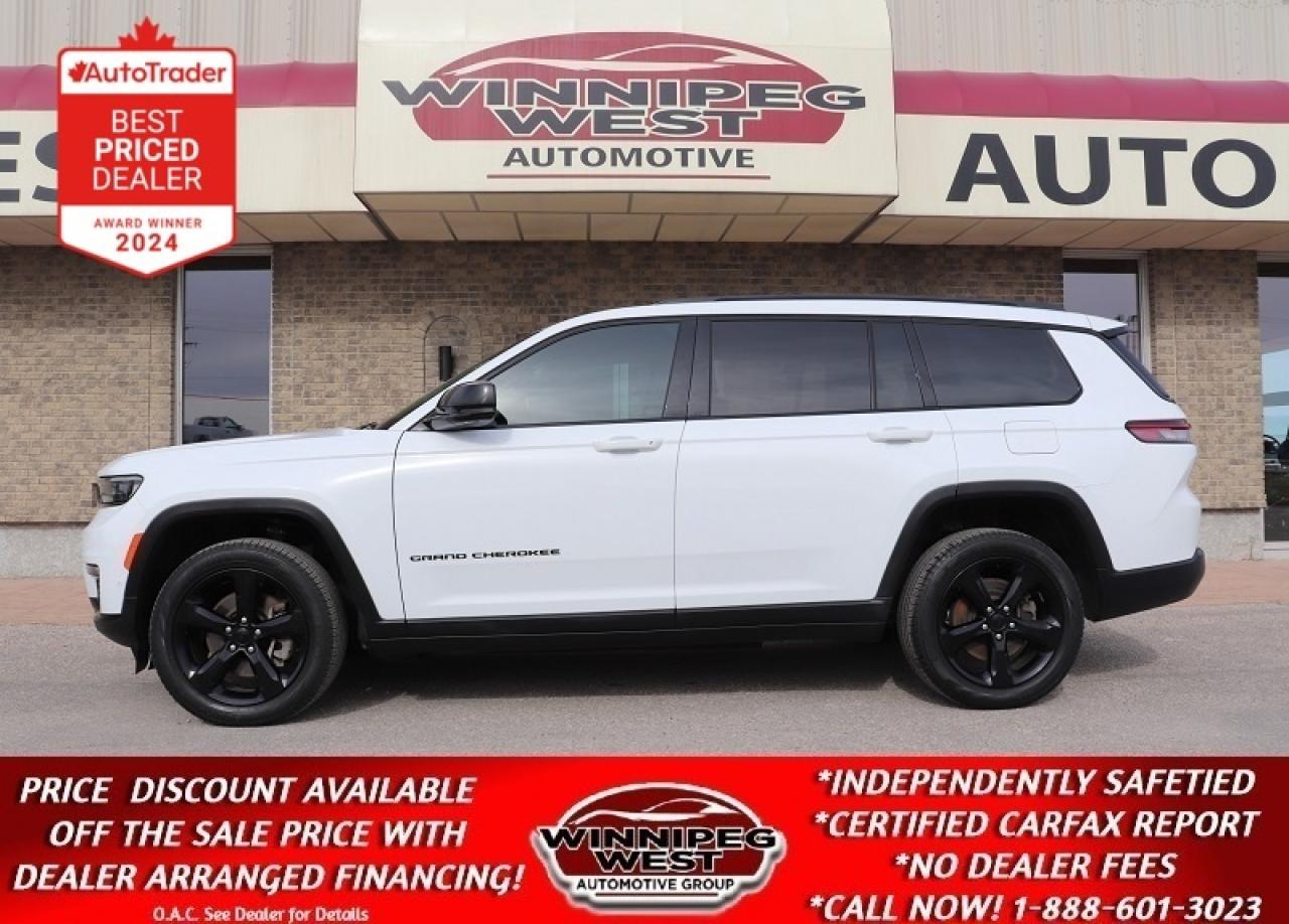 Used 2023 Jeep Grand Cherokee L LIMITED L W/BLACK APPEARANCE, LOADED & 3RD ROW!! for sale in Headingley, MB