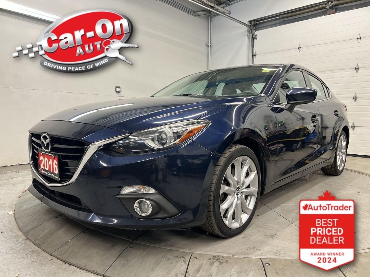 Used 2016 Mazda MAZDA3 GT LUXURY |HTD LEATHER |SUNROOF |HUD | 18IN ALLOYS for sale in Ottawa, ON