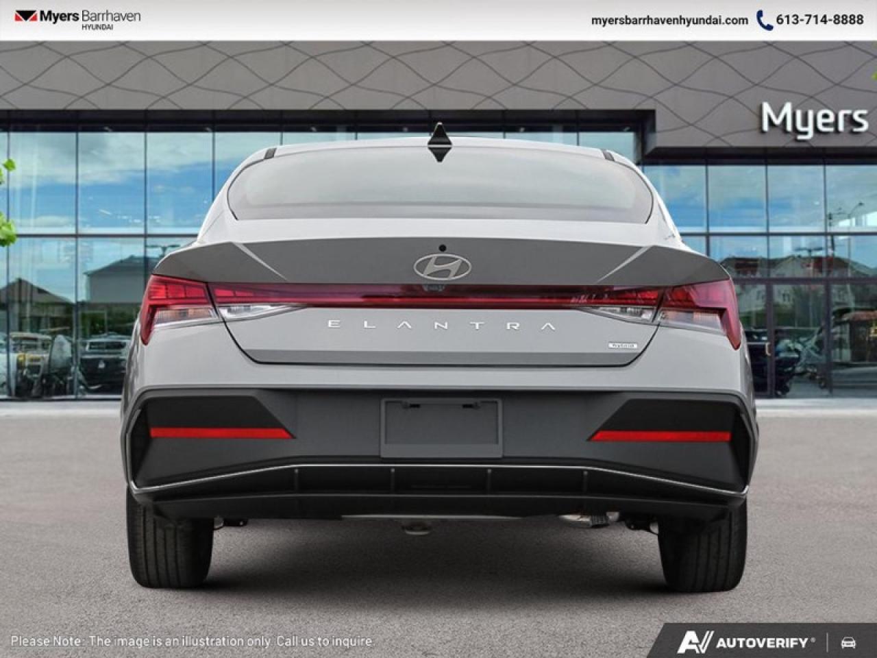 2025 Hyundai Elantra Hybrid Luxury DCT  - Premium Audio - $235 B/W Photo