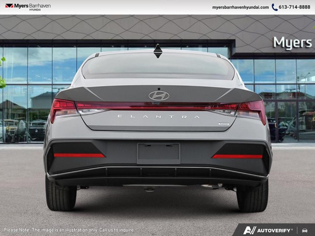 2025 Hyundai Elantra Hybrid Luxury DCT  - Premium Audio - $235 B/W Photo