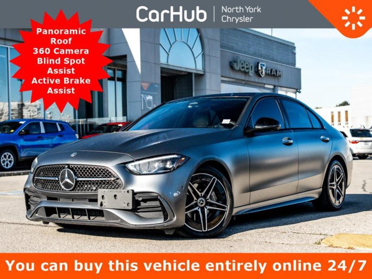 Used 2023 Mercedes-Benz C-Class C 300 4MATIC Panoroof 360 Camera Blind Spot Assist for sale in Thornhill, ON